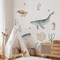Ocean Wall Decals Watercolor Under The Sea Wild Life Animals Sea